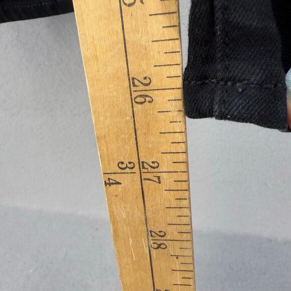 Paige Jeans Women's 24 (0) Black Verdugo Ultra Skinny Preppy Normcore Skater - Picture 15 of 16